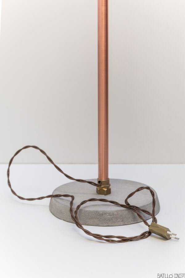lámpara de cobre