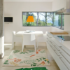 alfombra monstera verde