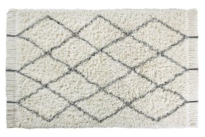 alfombra de lana natural lavable en lavadora