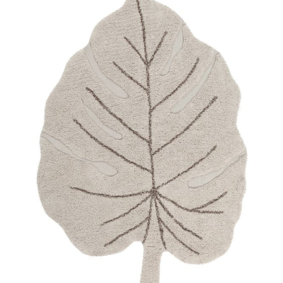 alfombra monstera natural