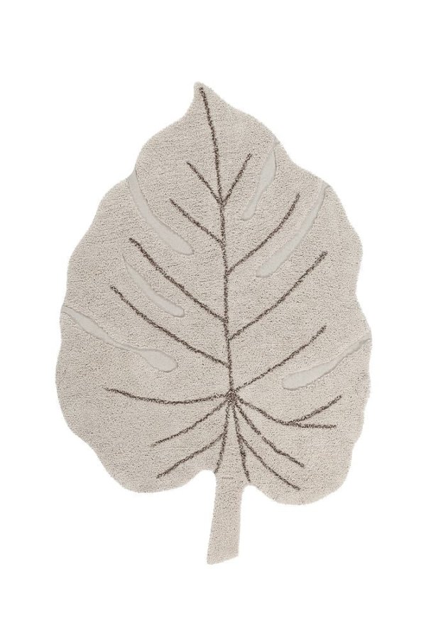 alfombra monstera natural