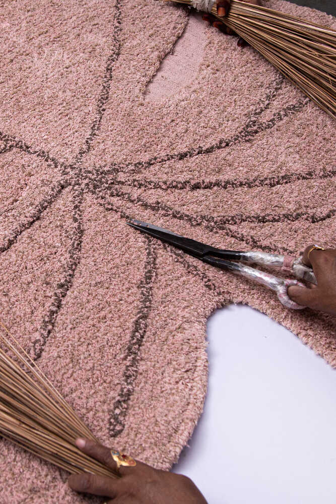 alfombra monstera rosa alfombra monstera rosa