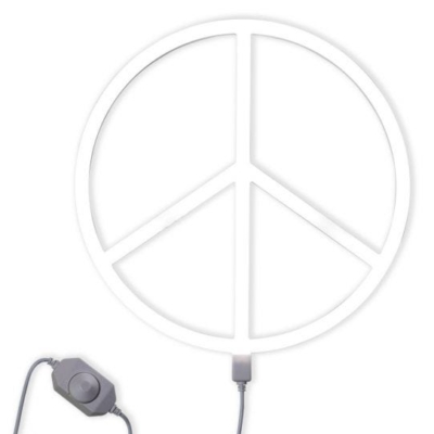 Lampara neon peace