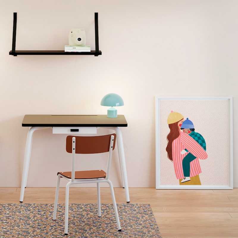 silla colette rojo