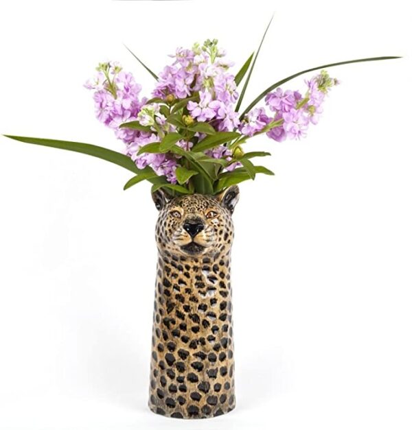 florero leopardo