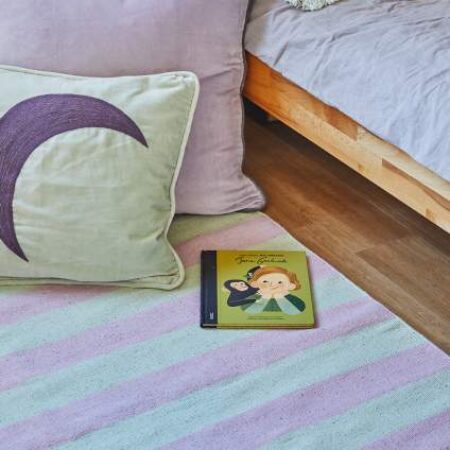 alfombra rayas siesta lila & mint