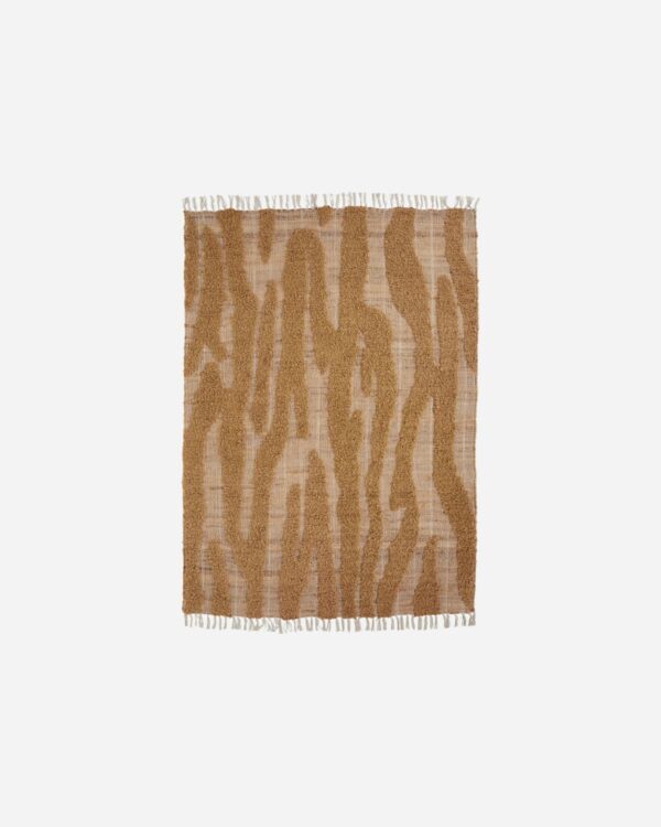 alfombra yute marrón