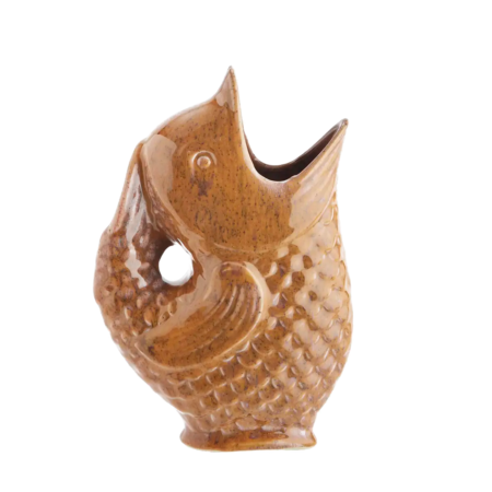 jarrón/jarra fish orange