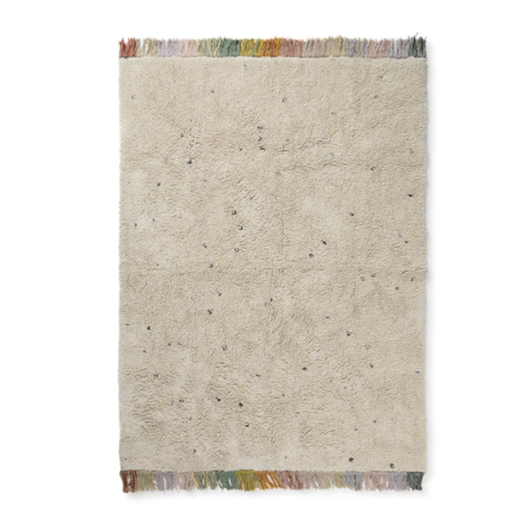 alfombra lavable flecos