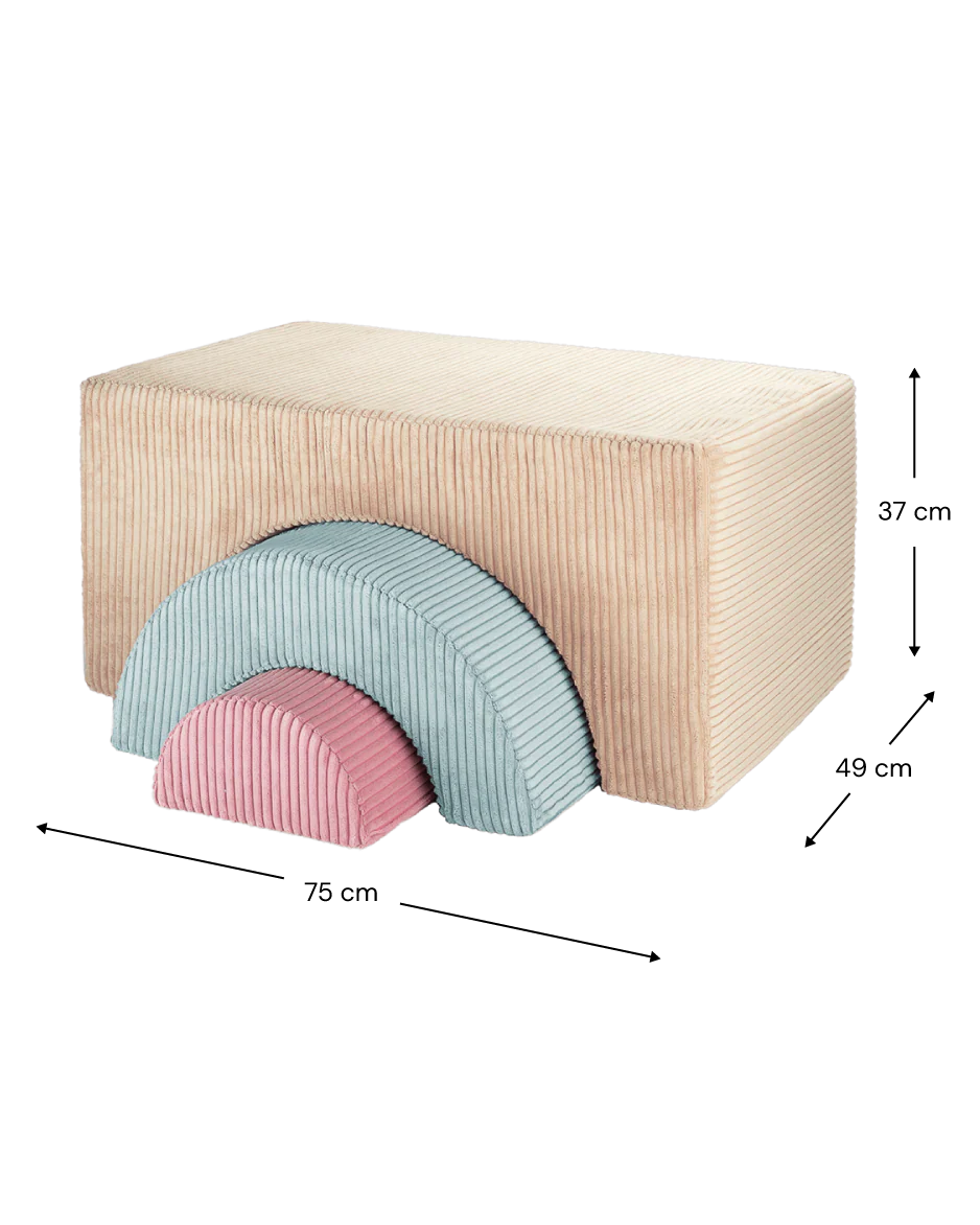 juego arcoiris crema