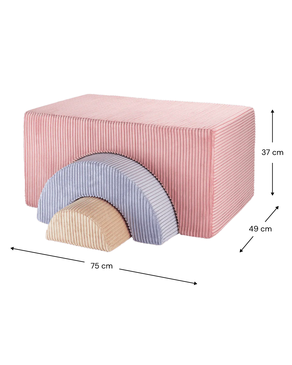 juego arcoiris rosa