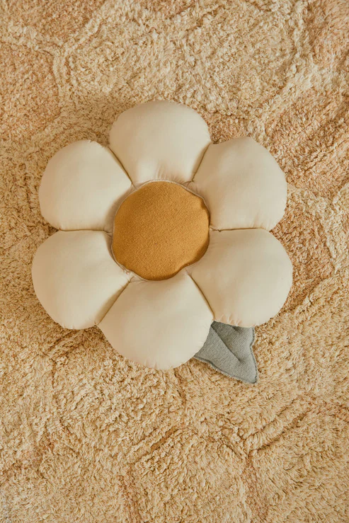 cojín flor margarita