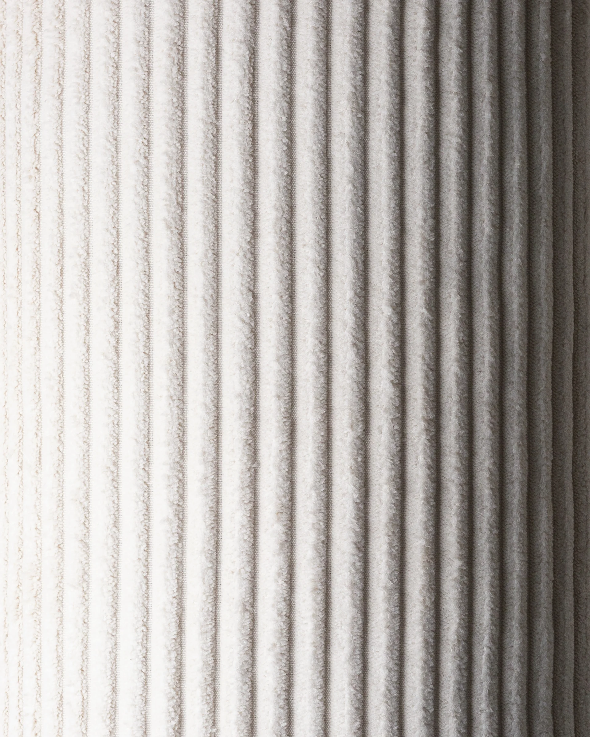 sillon puf pana blanco