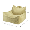 sillon puf borrego verde