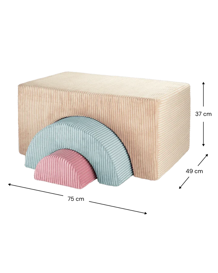 juego arcoiris crema