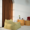sillon puf borrego verde