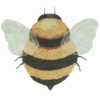 alfombra lavable abeja
