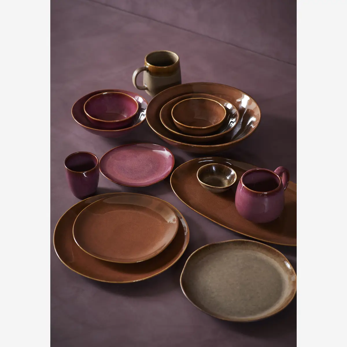 bowl gres morado