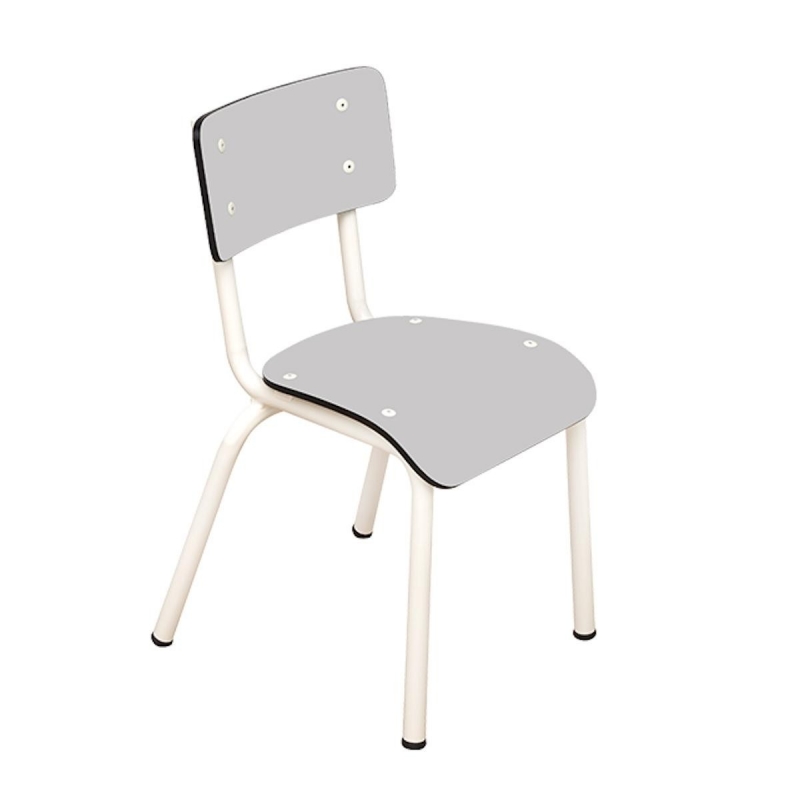 silla amelie gris perla