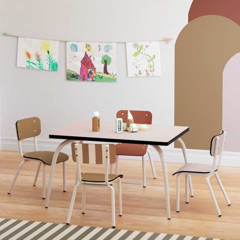 silla amelie rojo