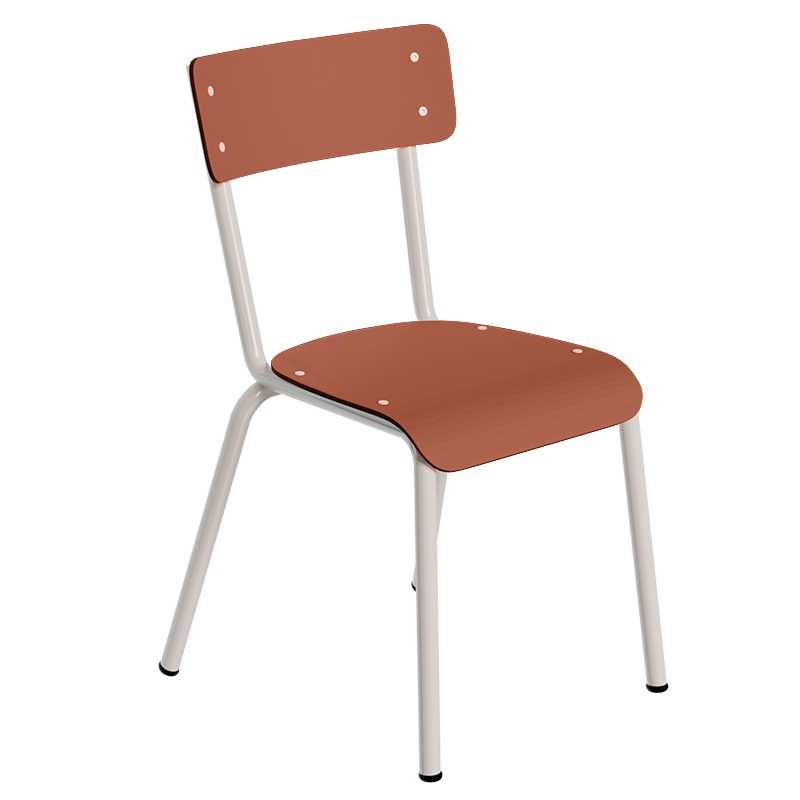 silla colette rojo