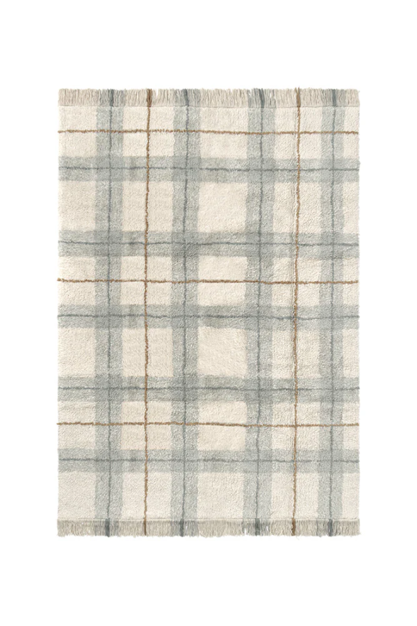 alfombra tartan blue