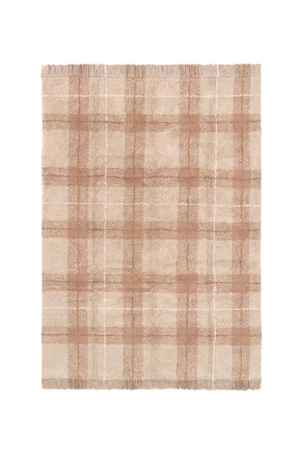 alfombra tartan rose
