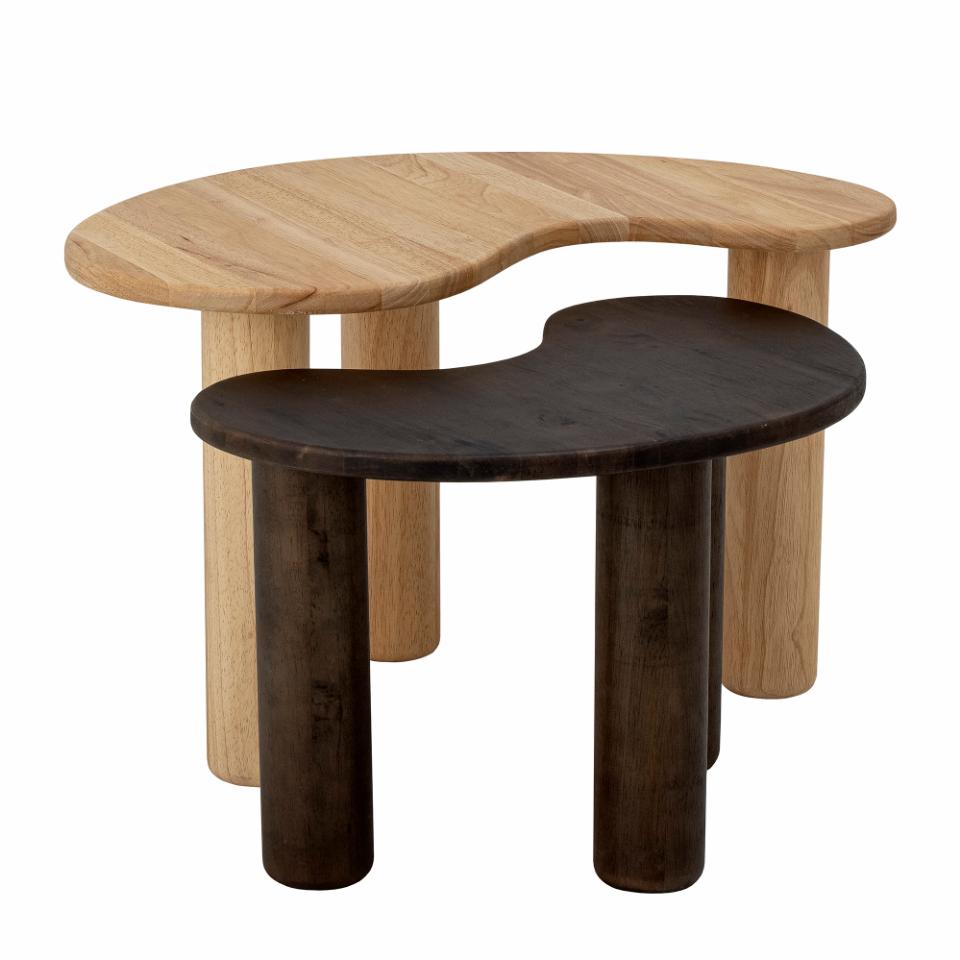 mesita auxiliar madera