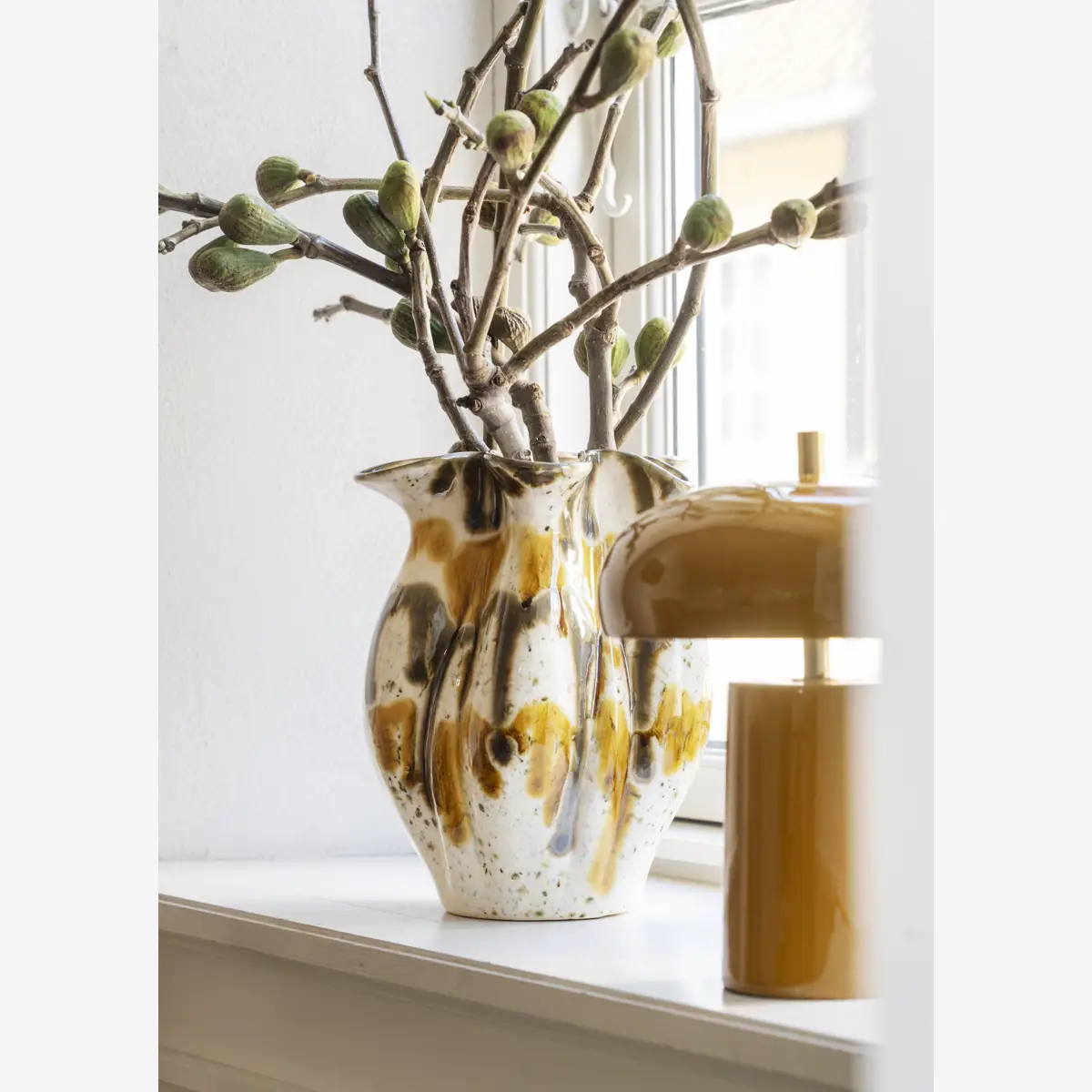 lampara mesa lupa mostaza