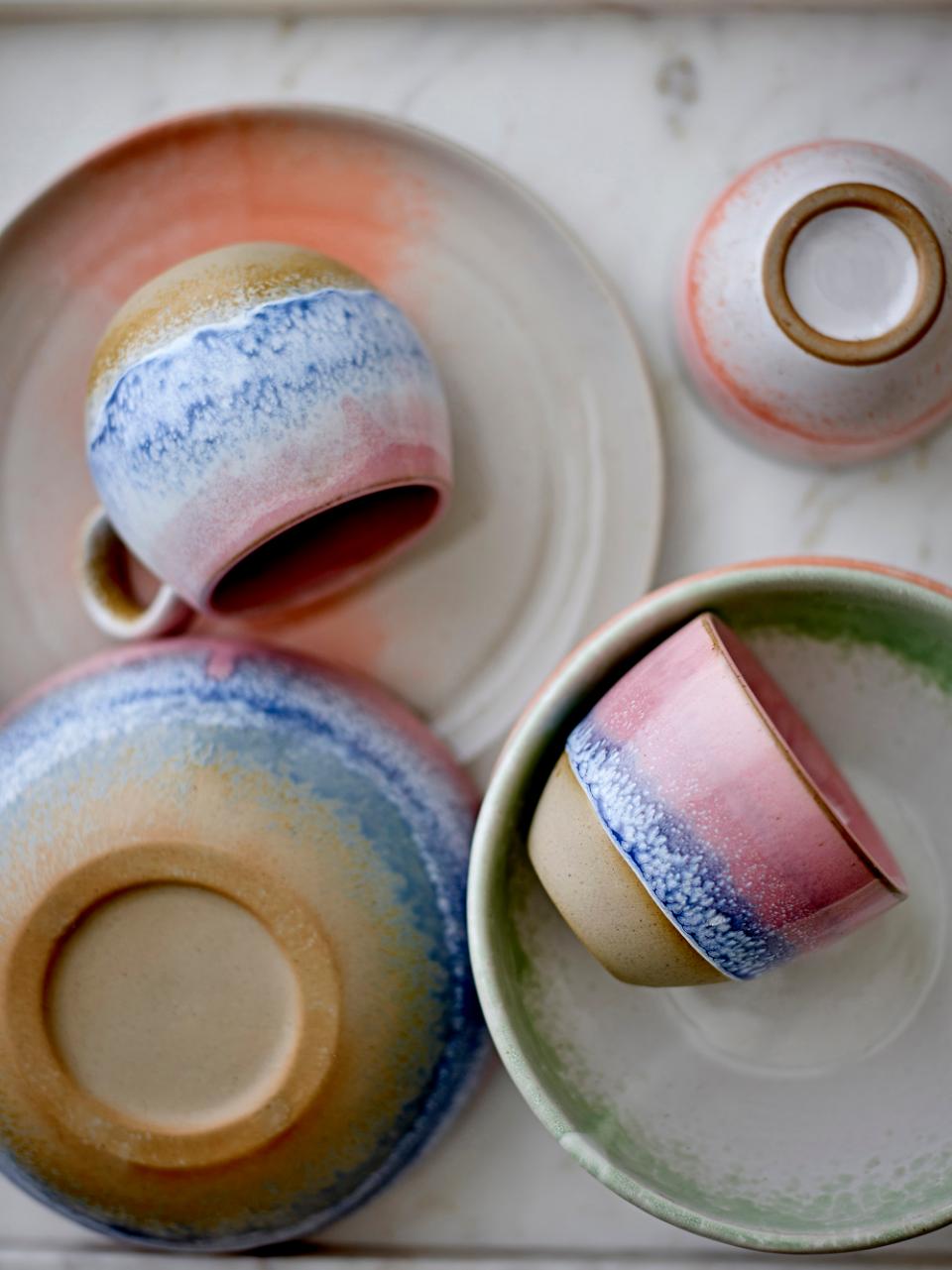 vaso manila rosa
