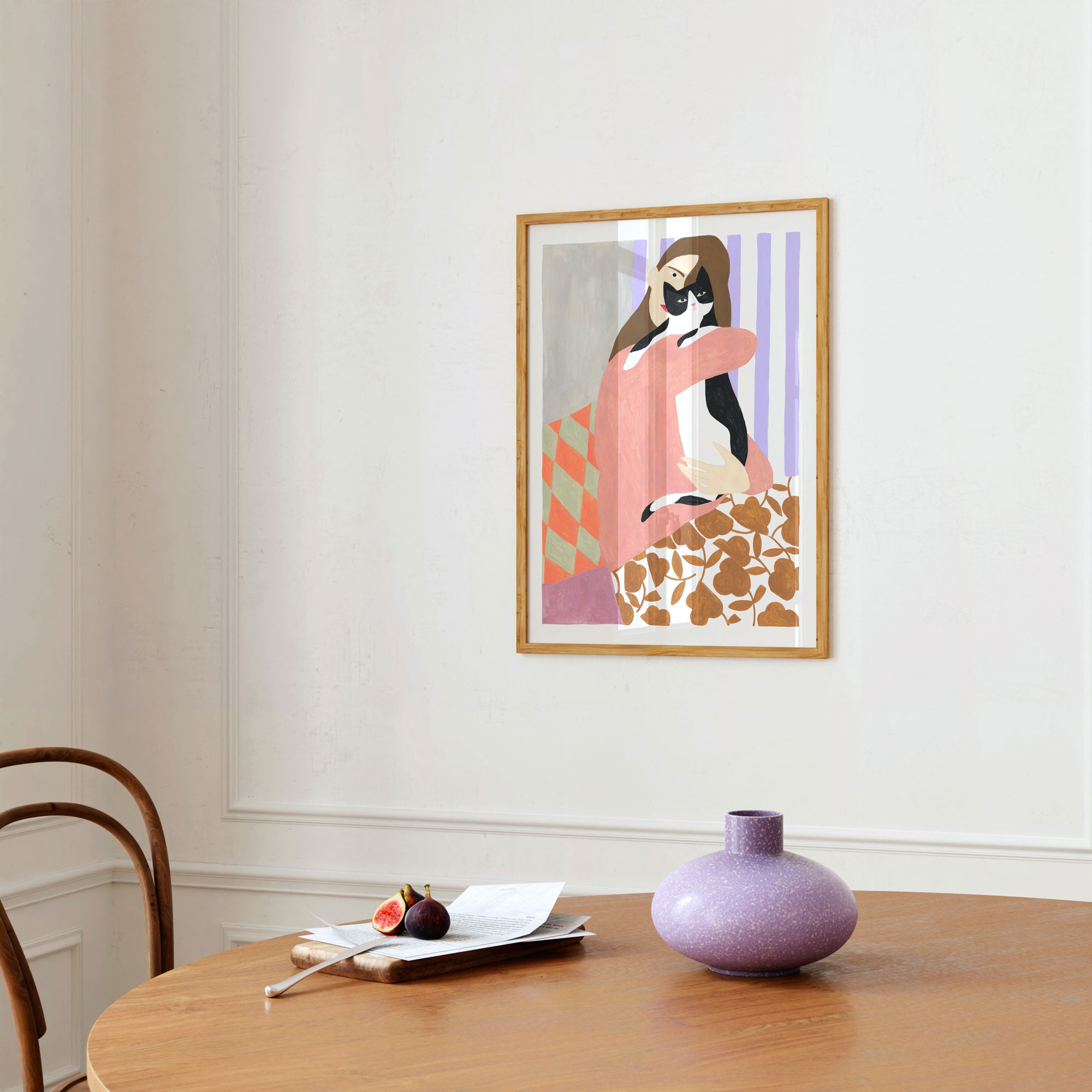 el gato y la mujer el gato y la mujer