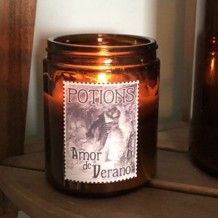 vela cera ecológica de soja – amor de verano