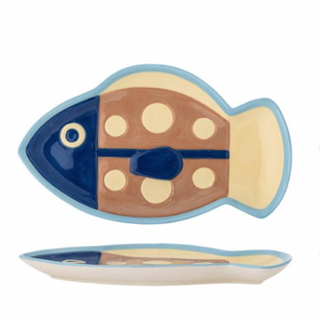plato pez colorido yellow