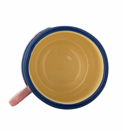 taza pez colorido pink