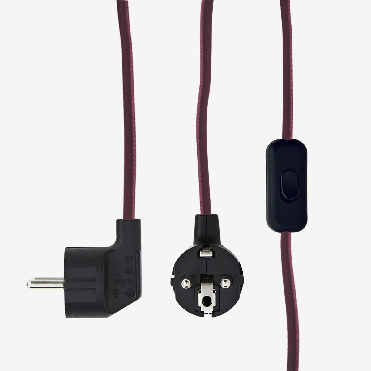 lampara mesa lupa burdeos