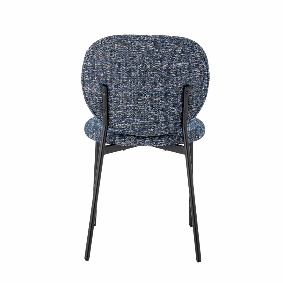 silla calma azul chenilla