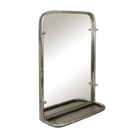 espejo con estante alba