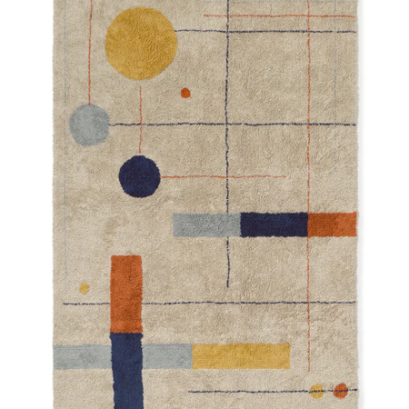 alfombra lavable geometrical shapes