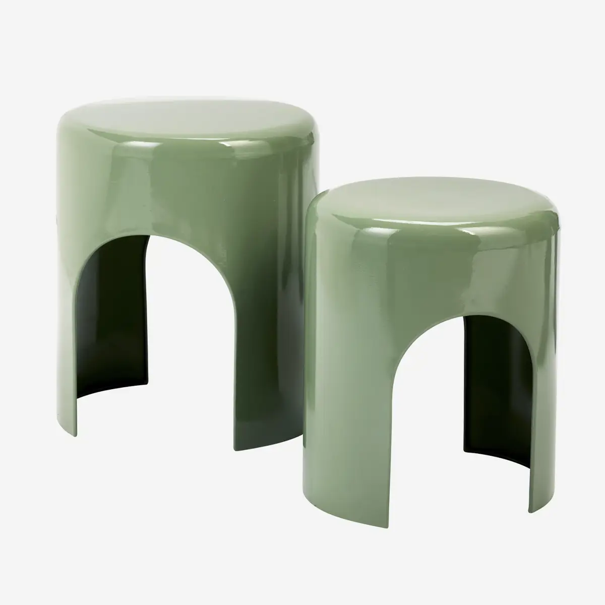 mesa auxiliar elma verde